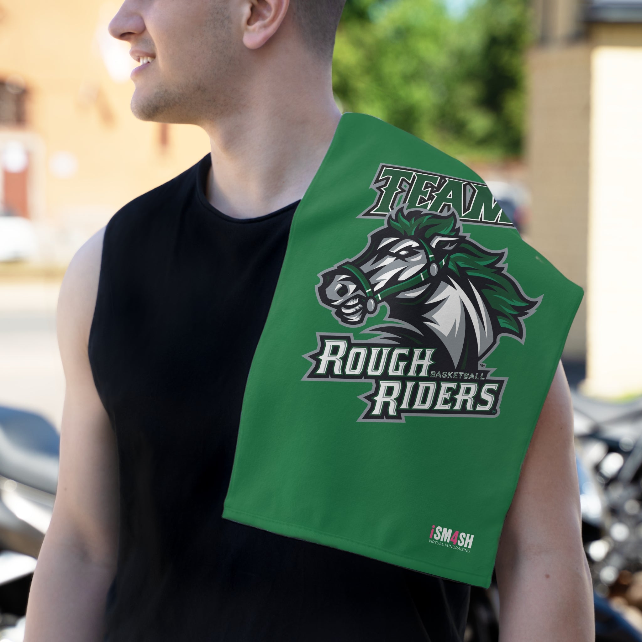 RoughRiders Team Rally Towel — 11x18 Game Day Fan Towel