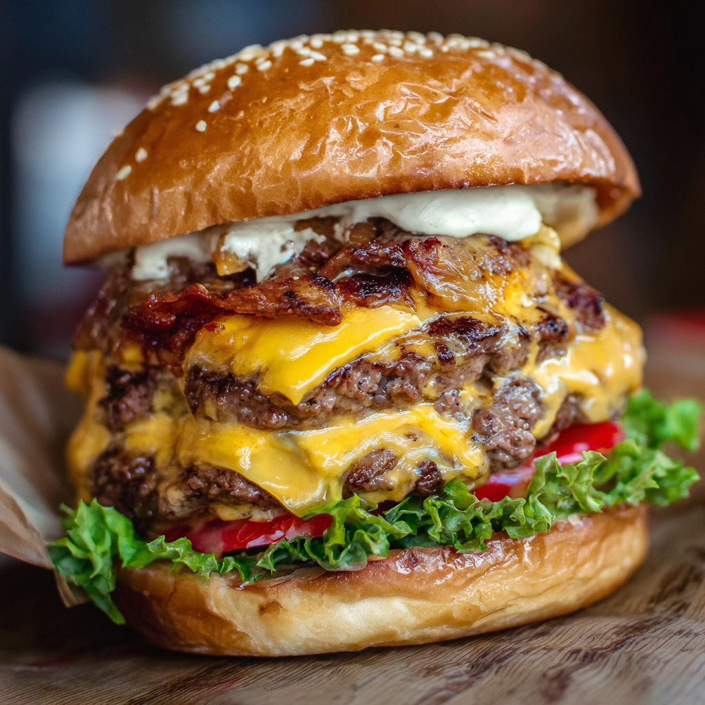 juicy, delicious smash burger